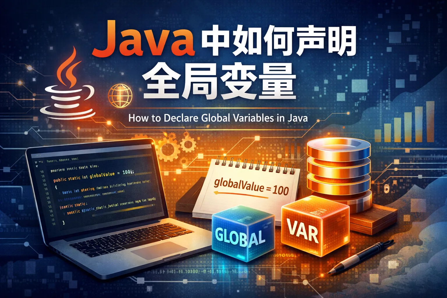 java中如何生命全局变量