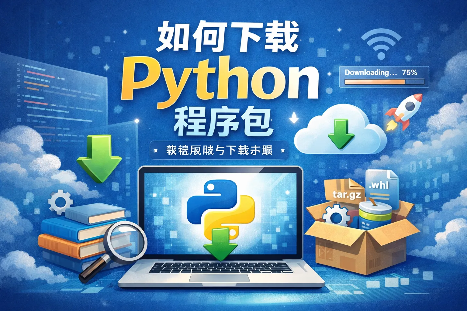 如何下载python程序包
