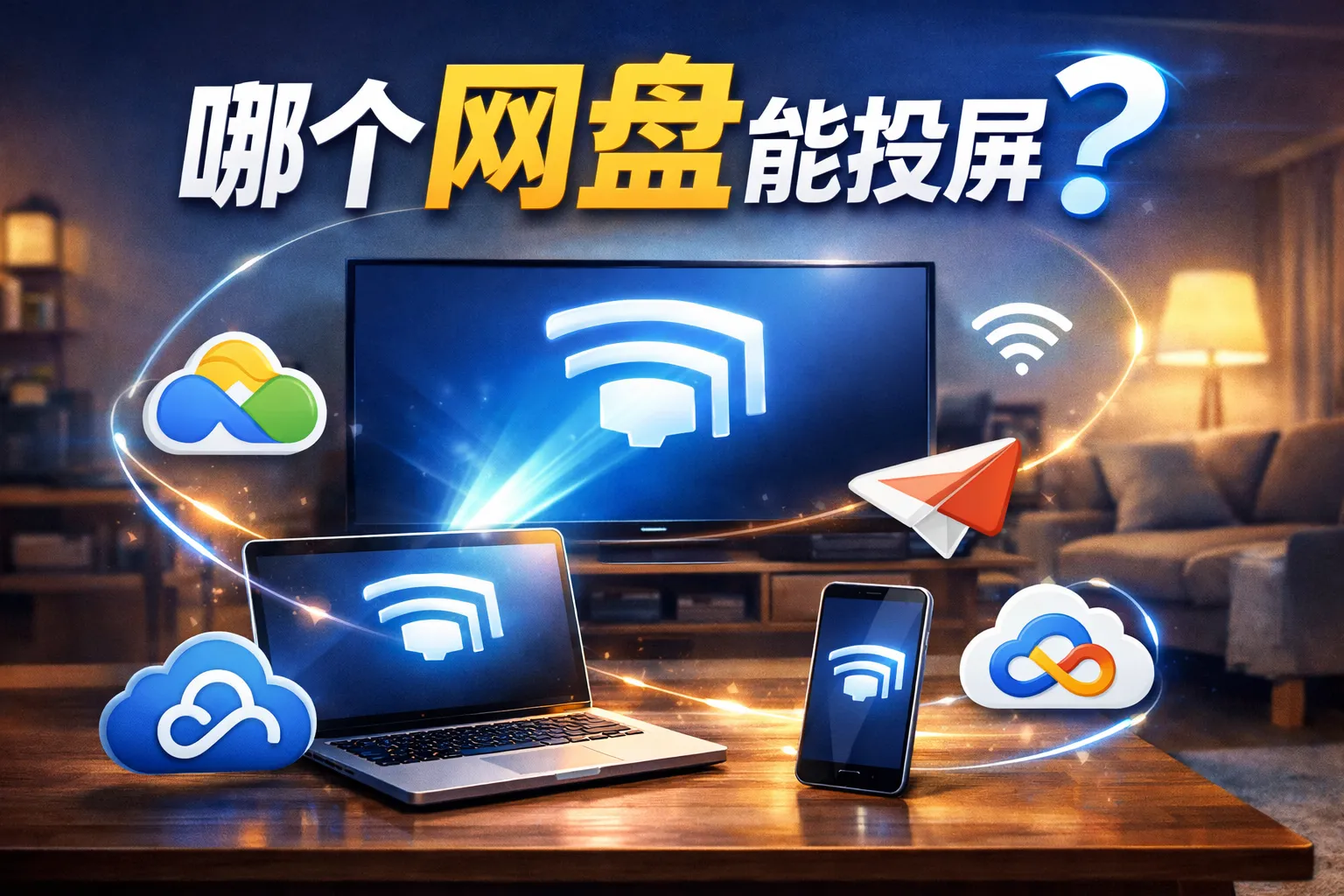 哪个网盘能投屏