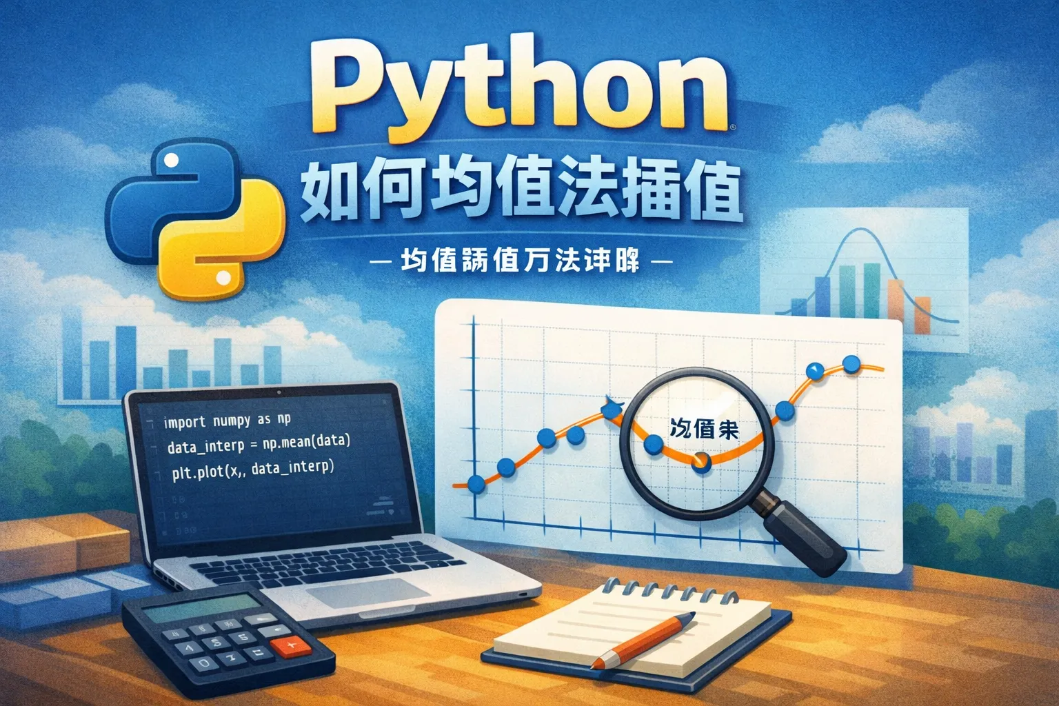 python如何均值法插值