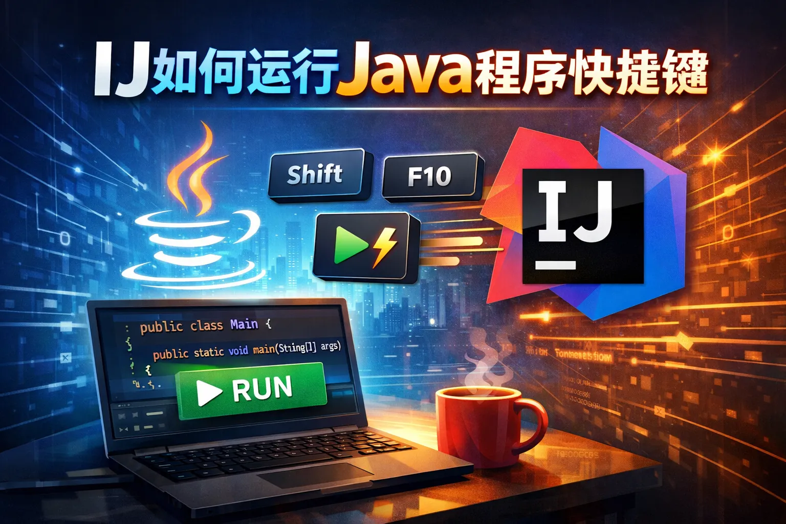 ij如何运行Java程序快捷键