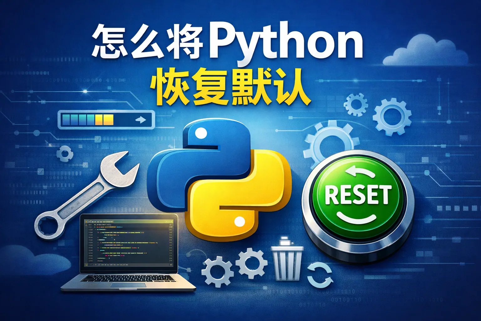 怎么将python恢复默认