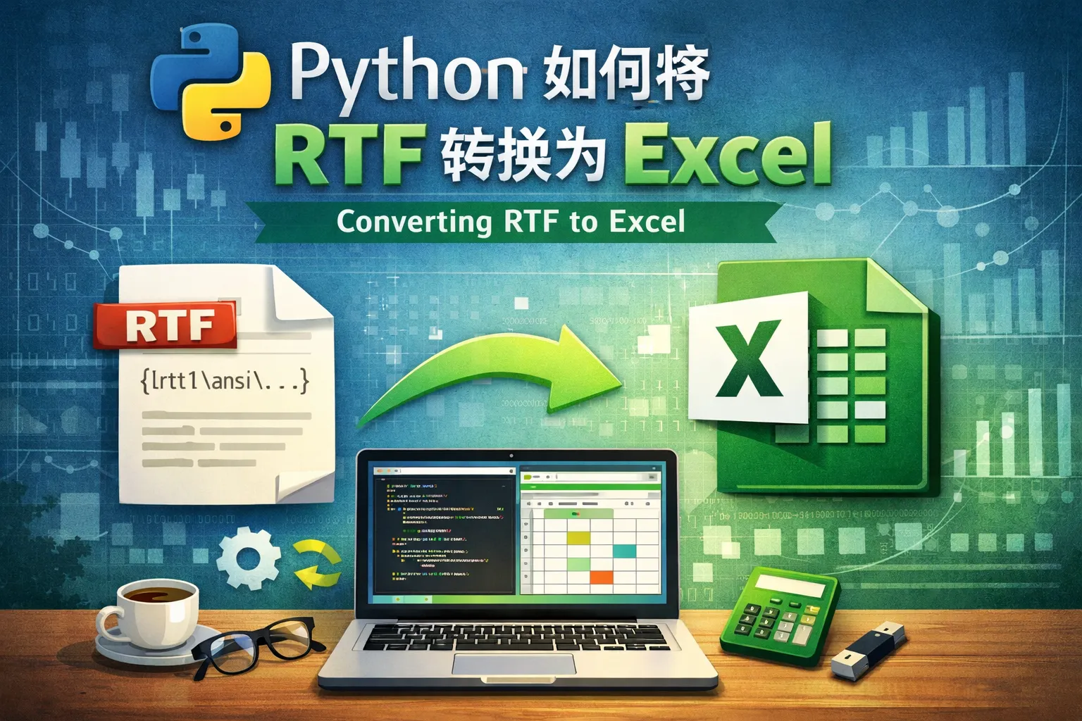 Python如何将rtf转换为Exel