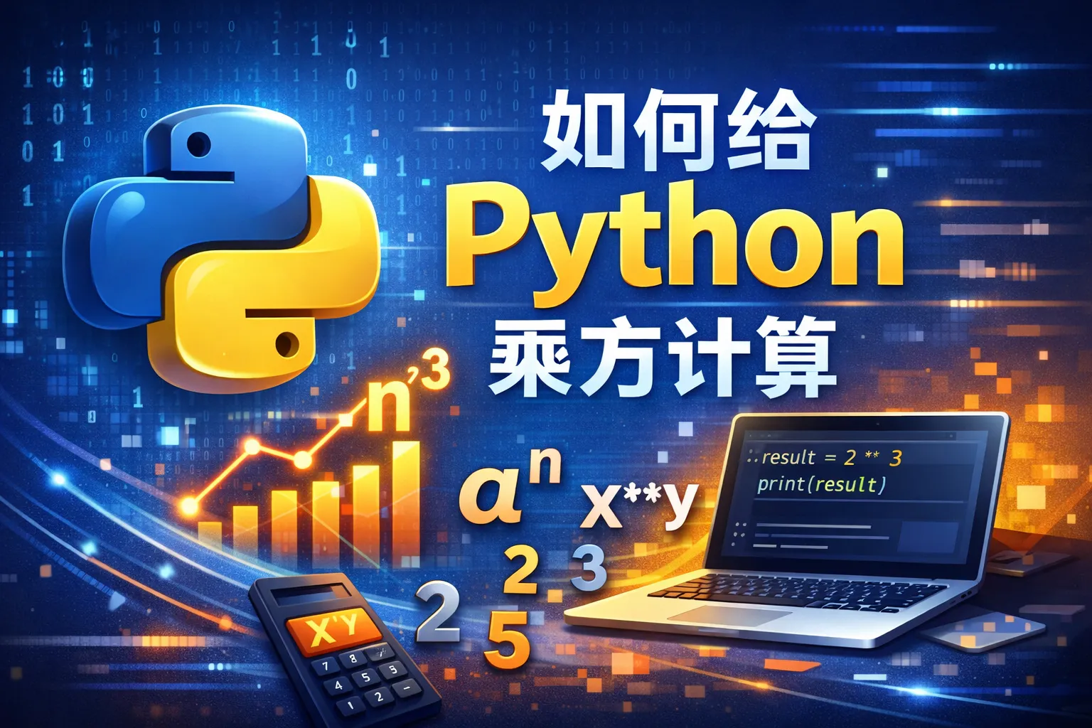 如何给python 乘方计算