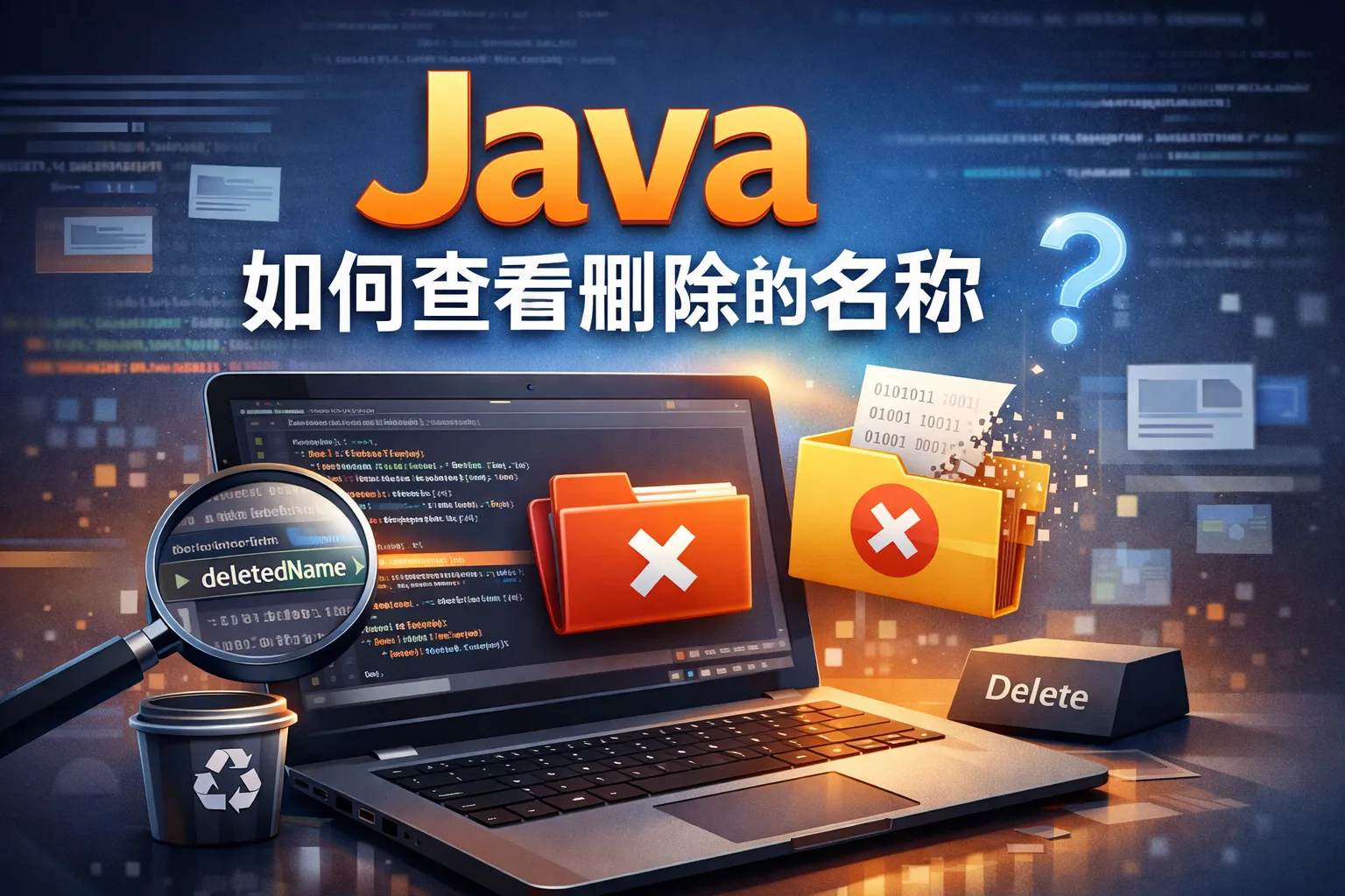 java如何查看删除的名称