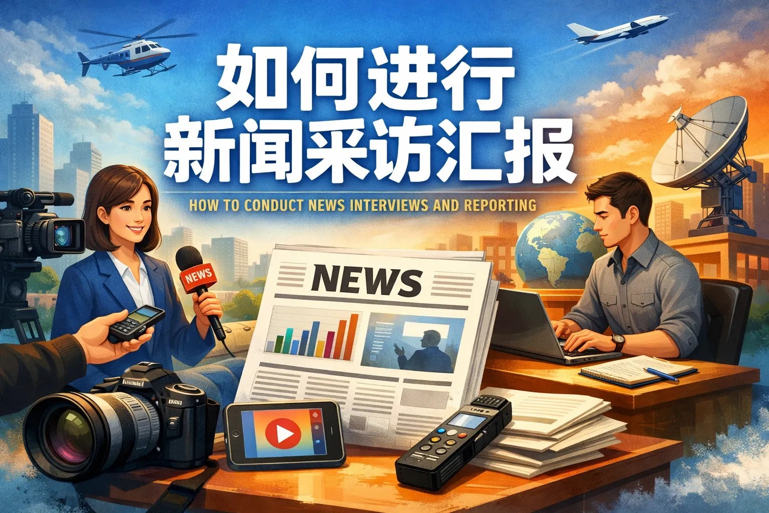 如何进行新闻采访汇报