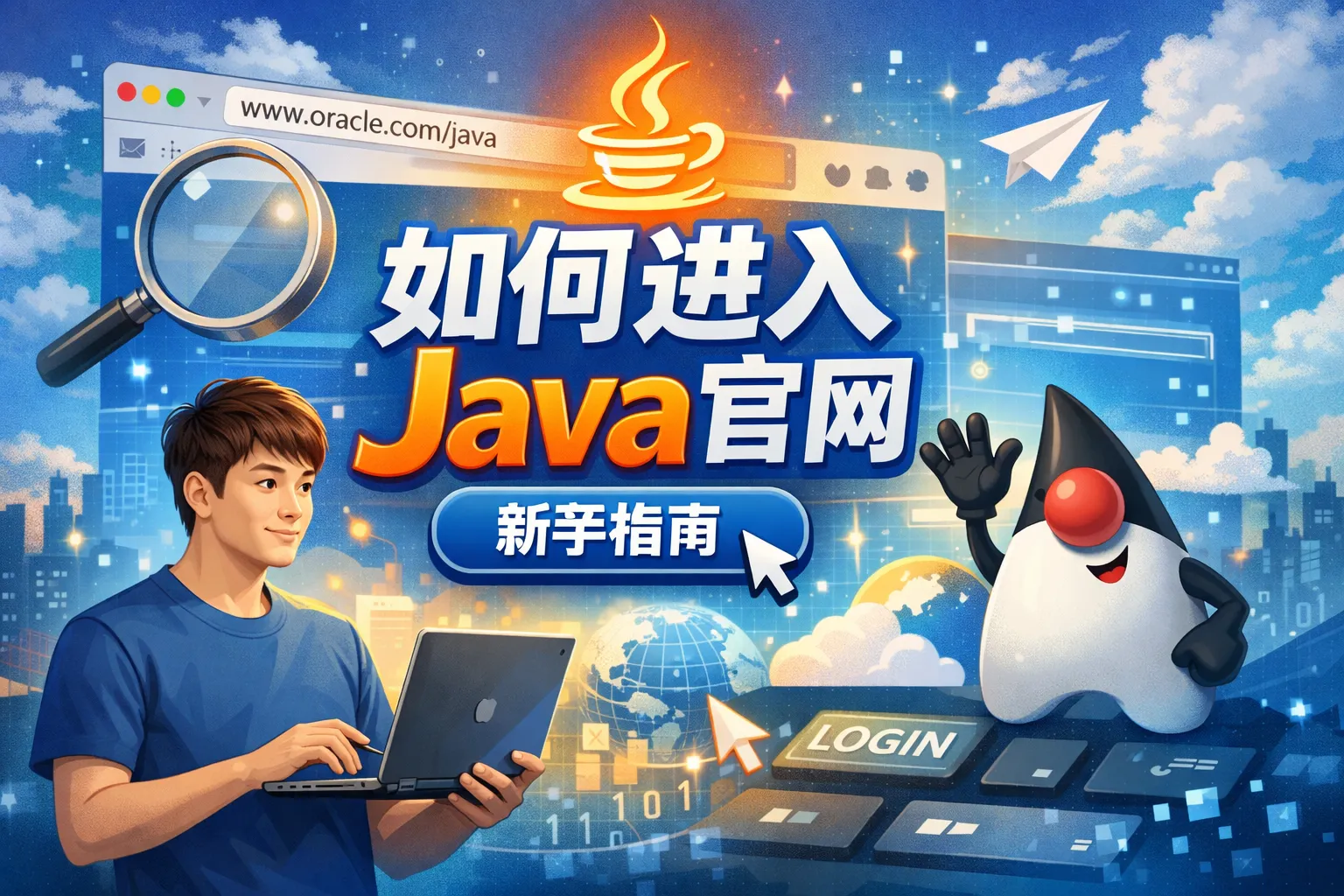 如何进去java官网