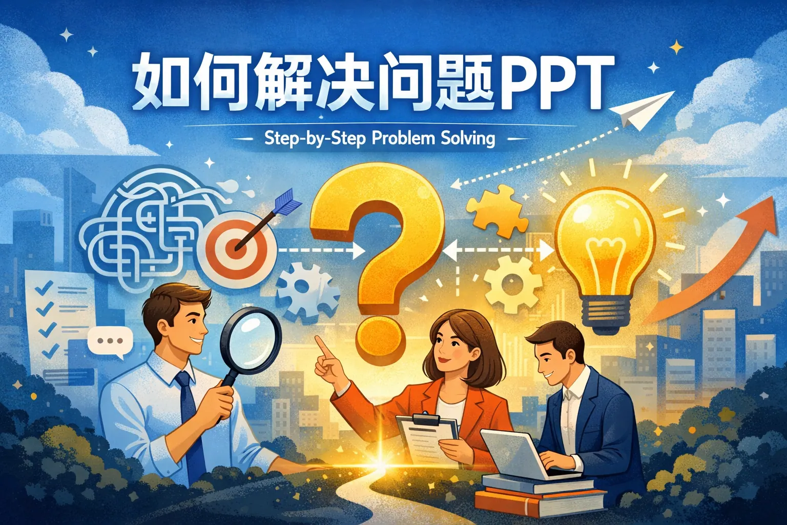 如何解决问题ppt