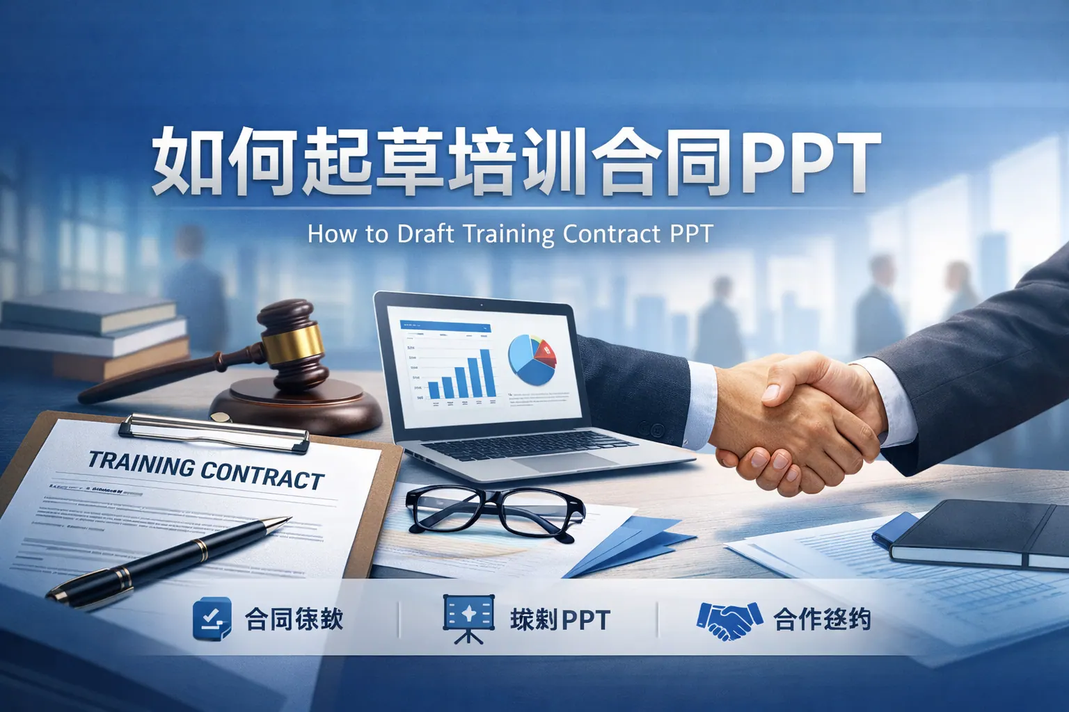 如何起草培训合同ppt