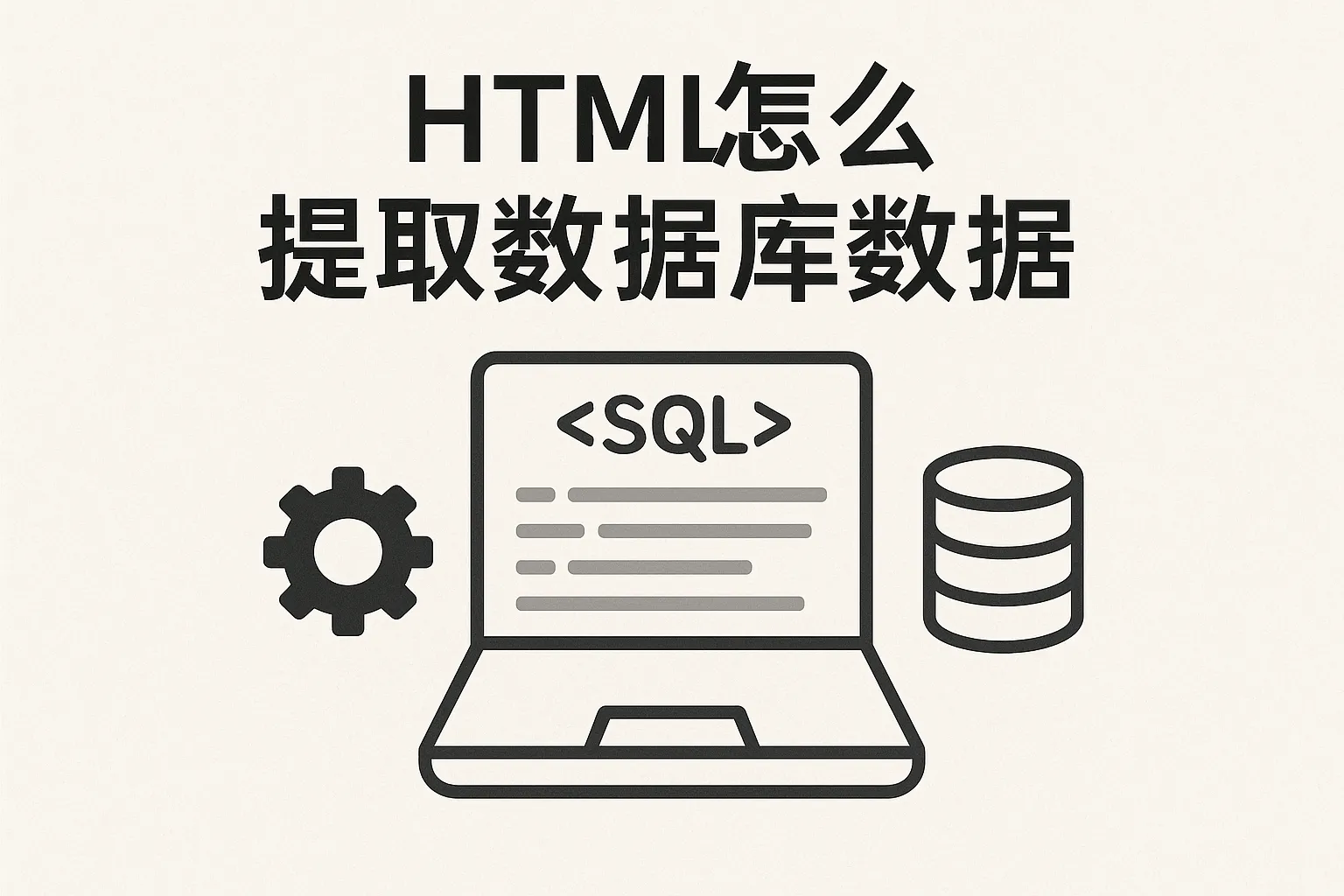 html怎么提取数据库数据