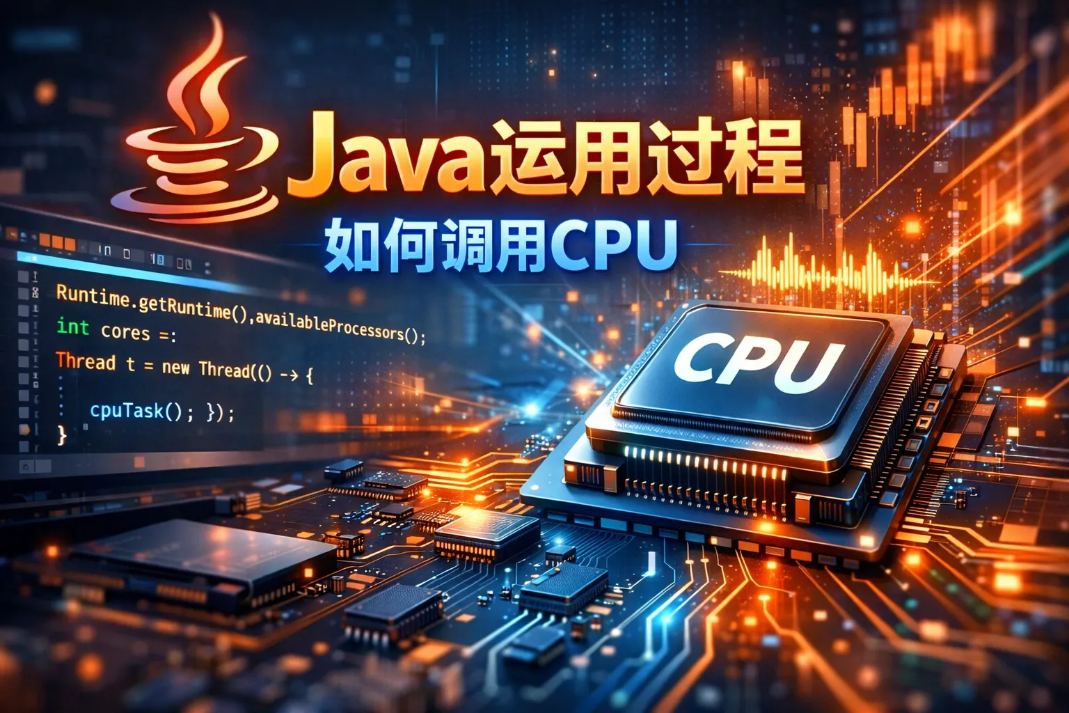 Java运用过程如何调用CPU