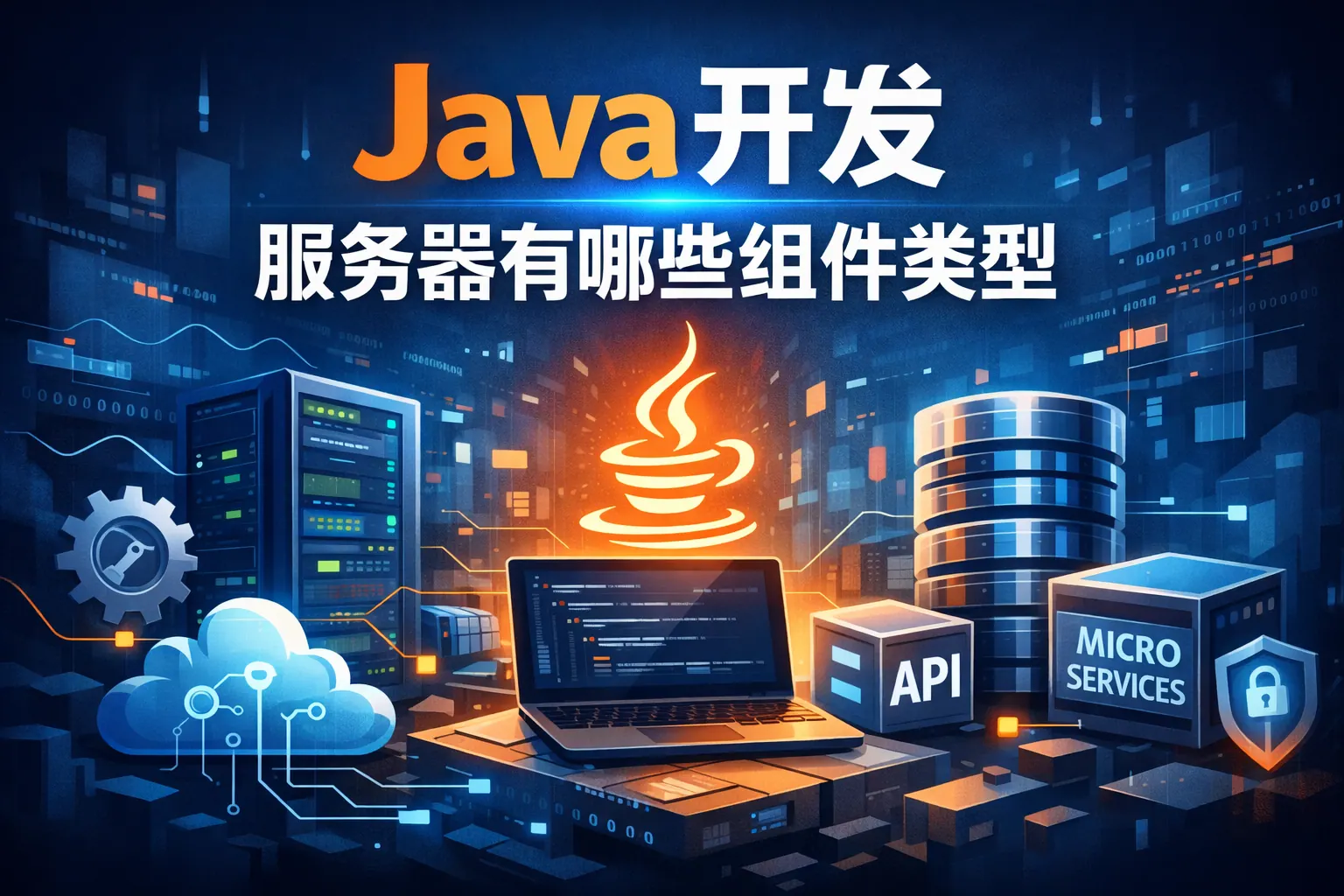 java开发服务器有哪些组件类型