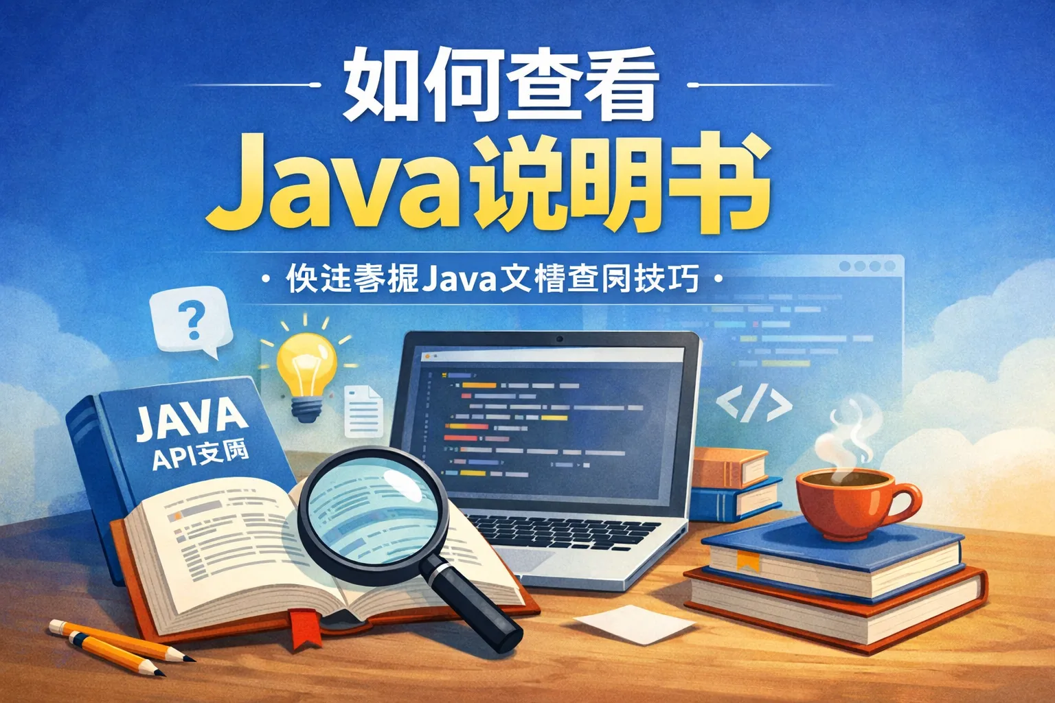 如何查看java说明书