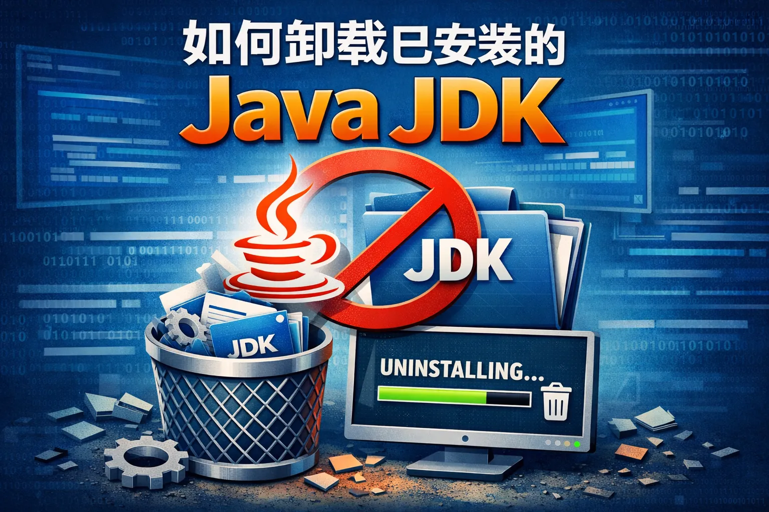 如何卸载已安装的java jdk