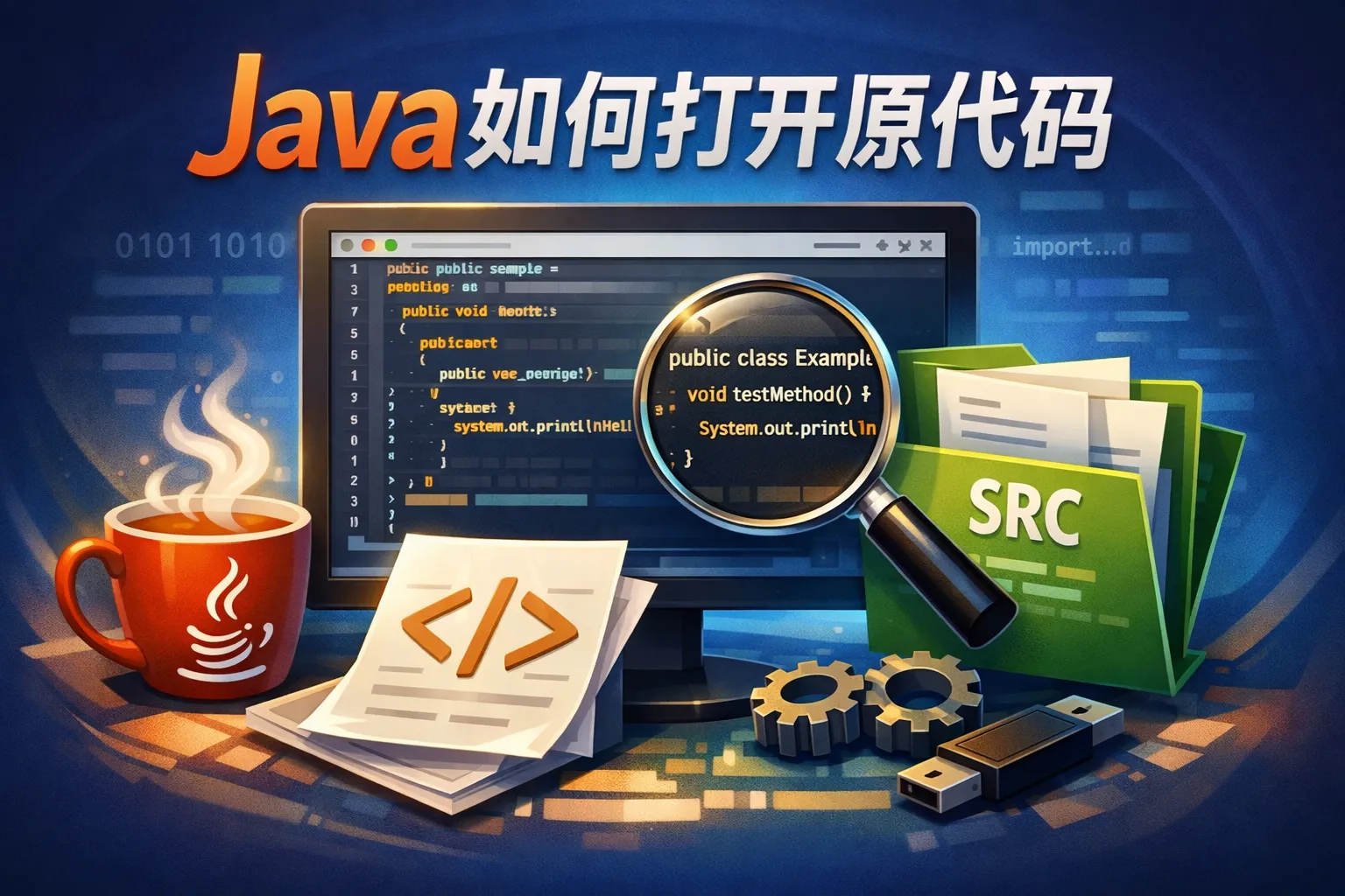 java如何打开原代码