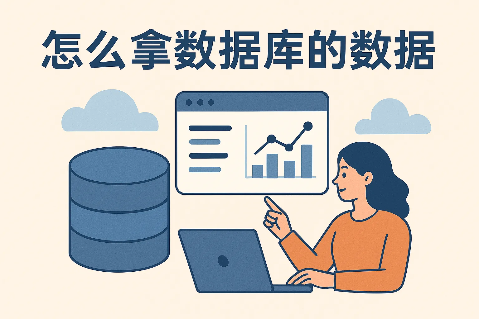 怎么拿数据库的数据