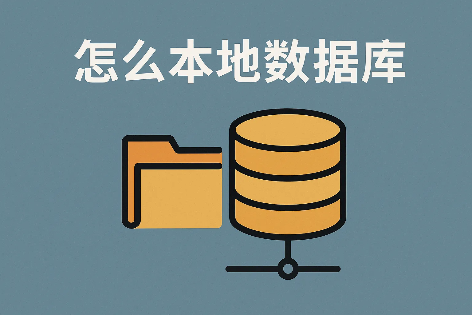 怎么本地数据库