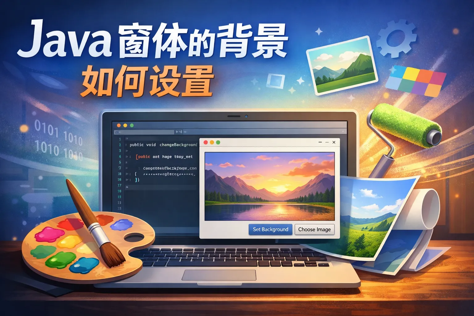 java窗体的背景如何设置