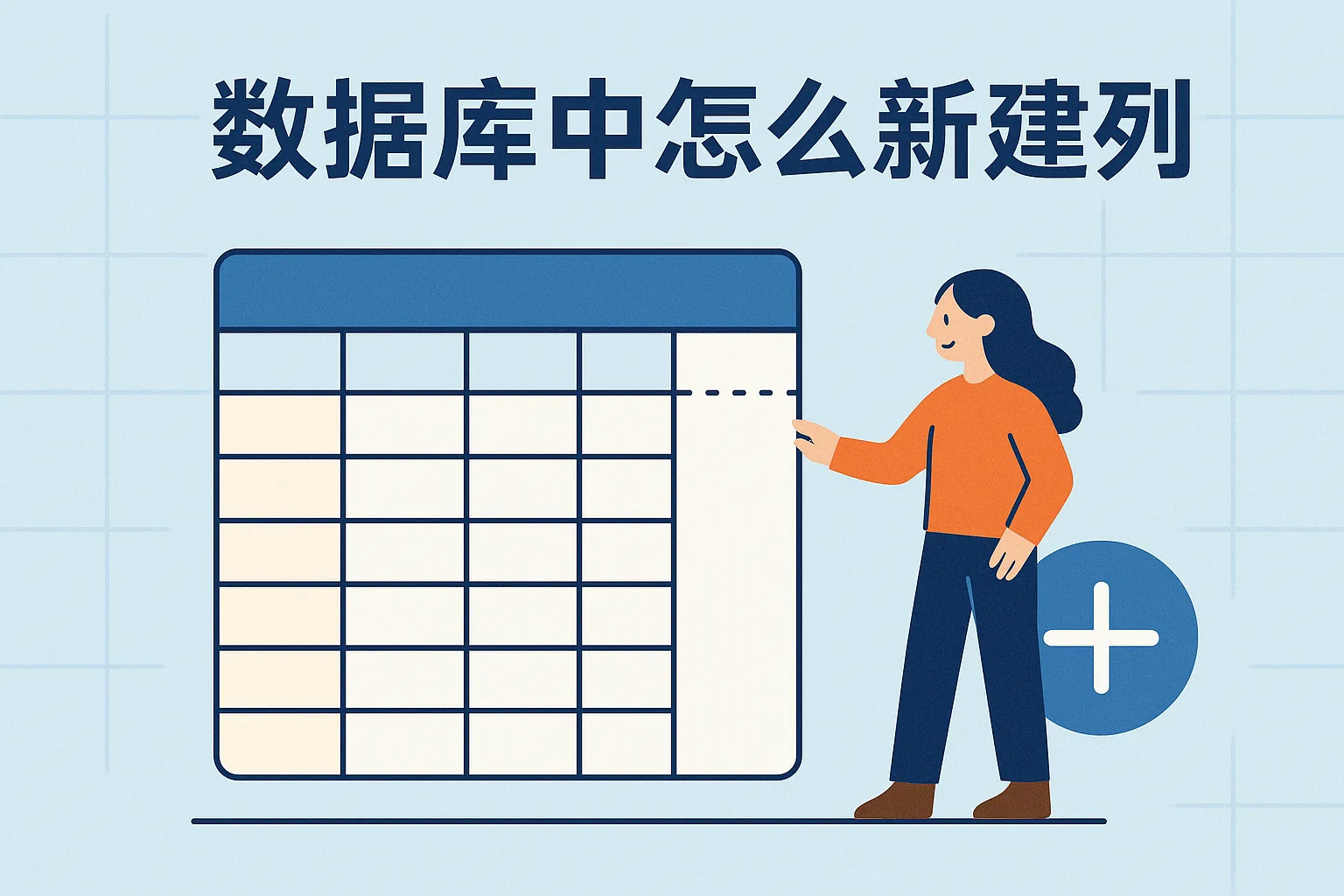 数据库中怎么新建列