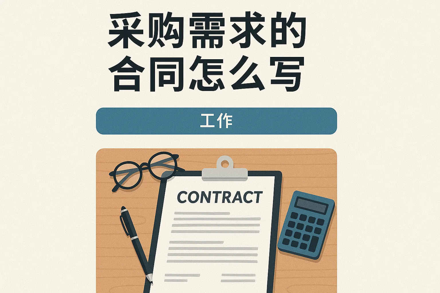 采购需求的合同怎么写