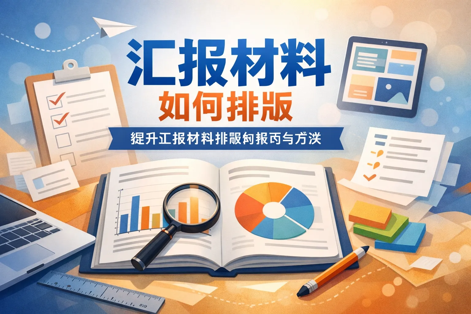 汇报材料如何排版