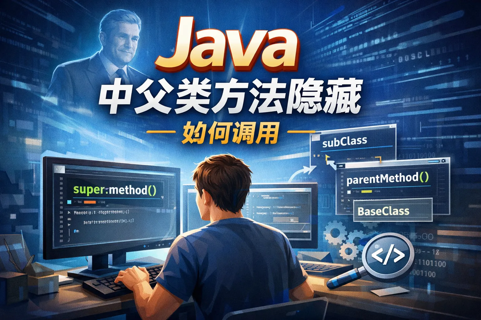 java中父类方法隐藏如何调用