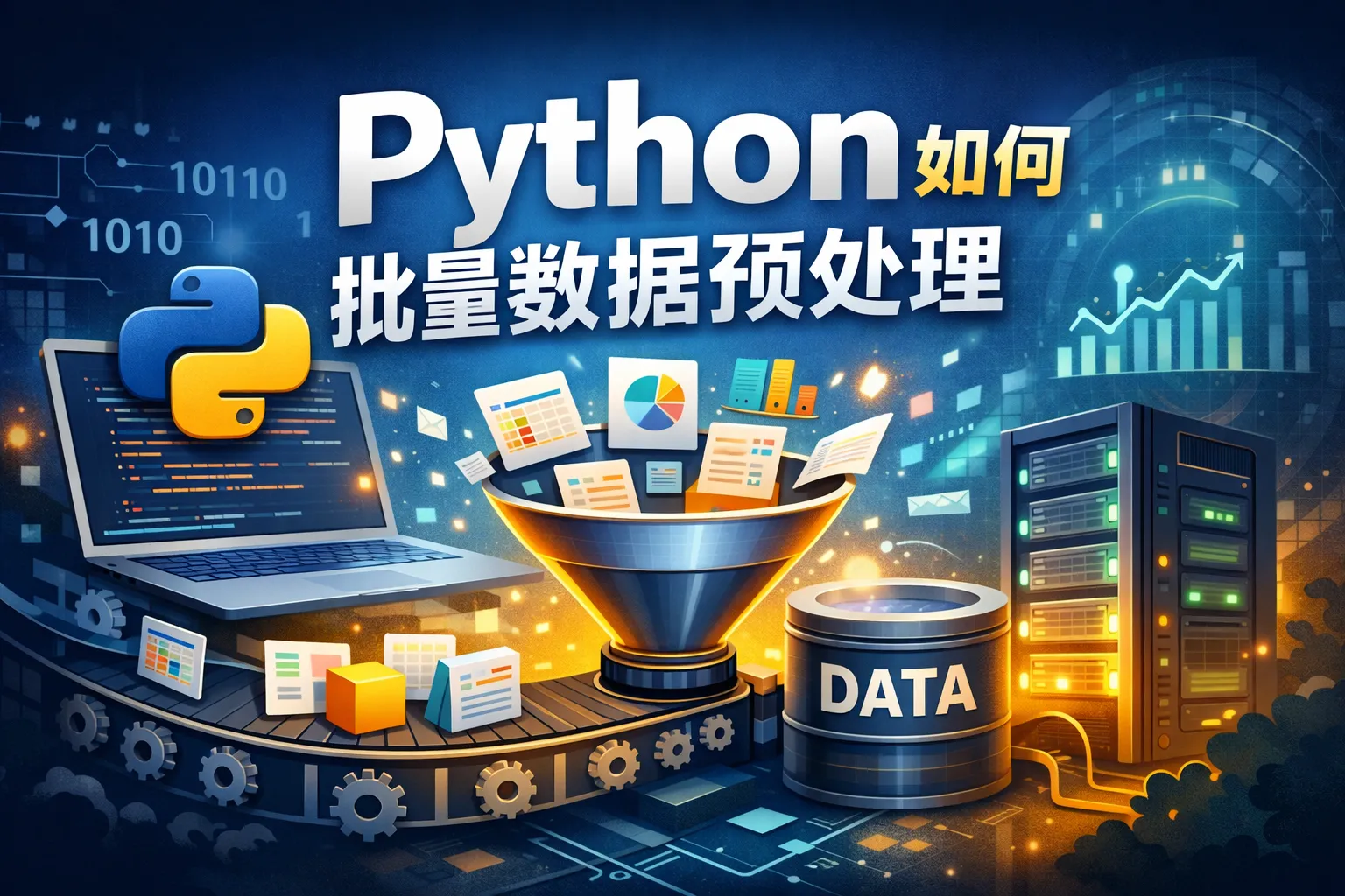 Python如何批量数据预处理