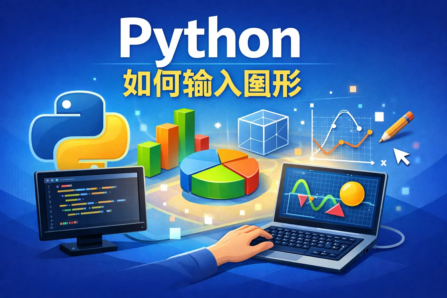 python如何输入 图形