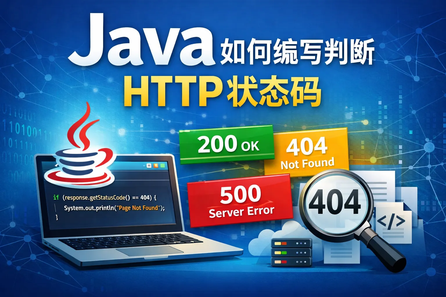 Java如何编写判断http状态码
