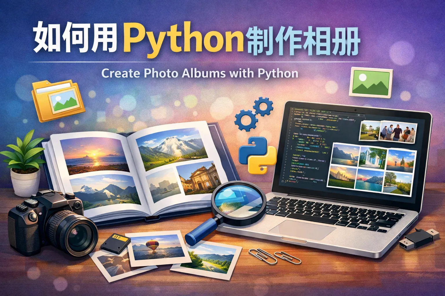 如何用python制作相册