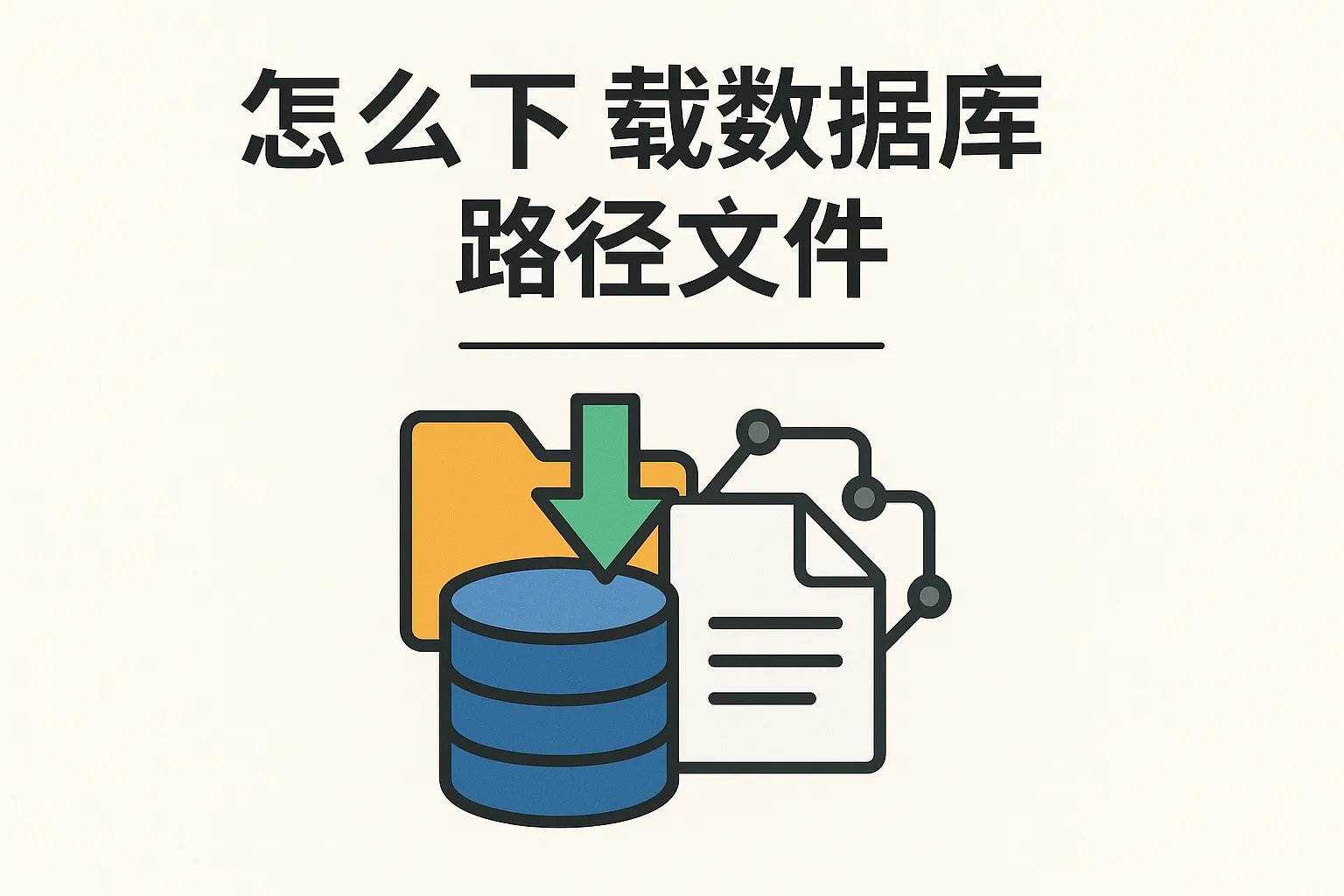 怎么下载数据库路径文件