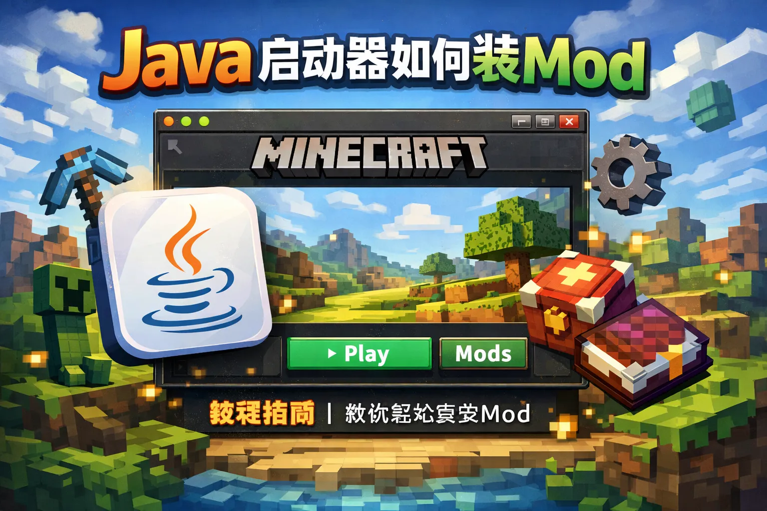 java启动器如何装mod