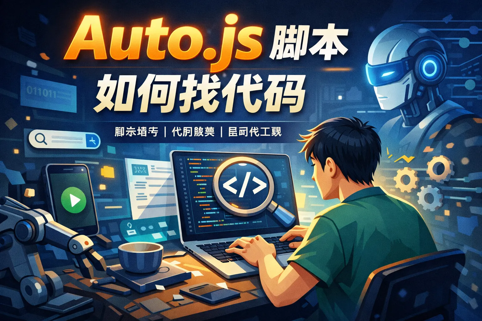 autojs脚本如何找代码