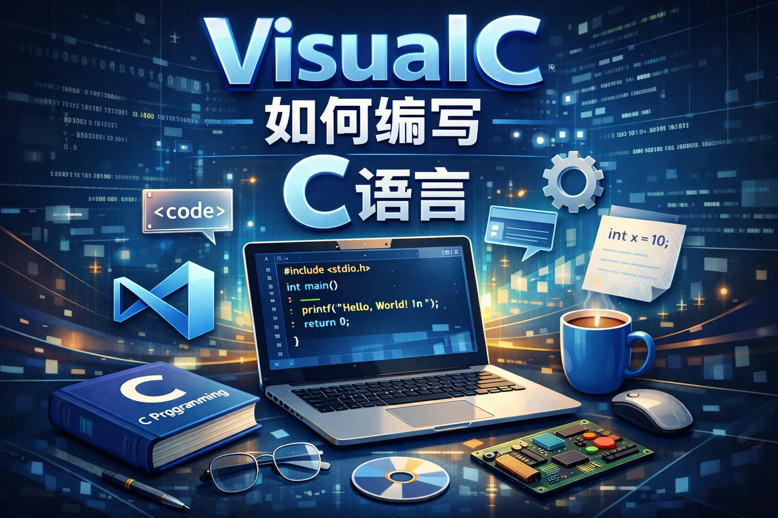 visualc 如何编写c语言