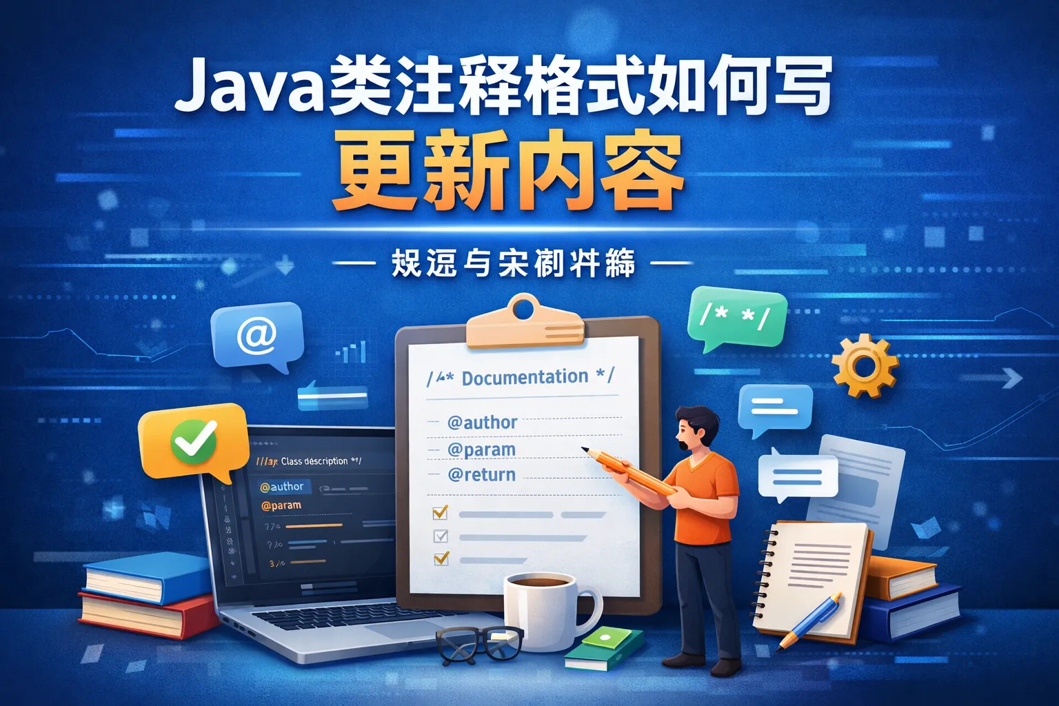 java类注释格如何写更新内容