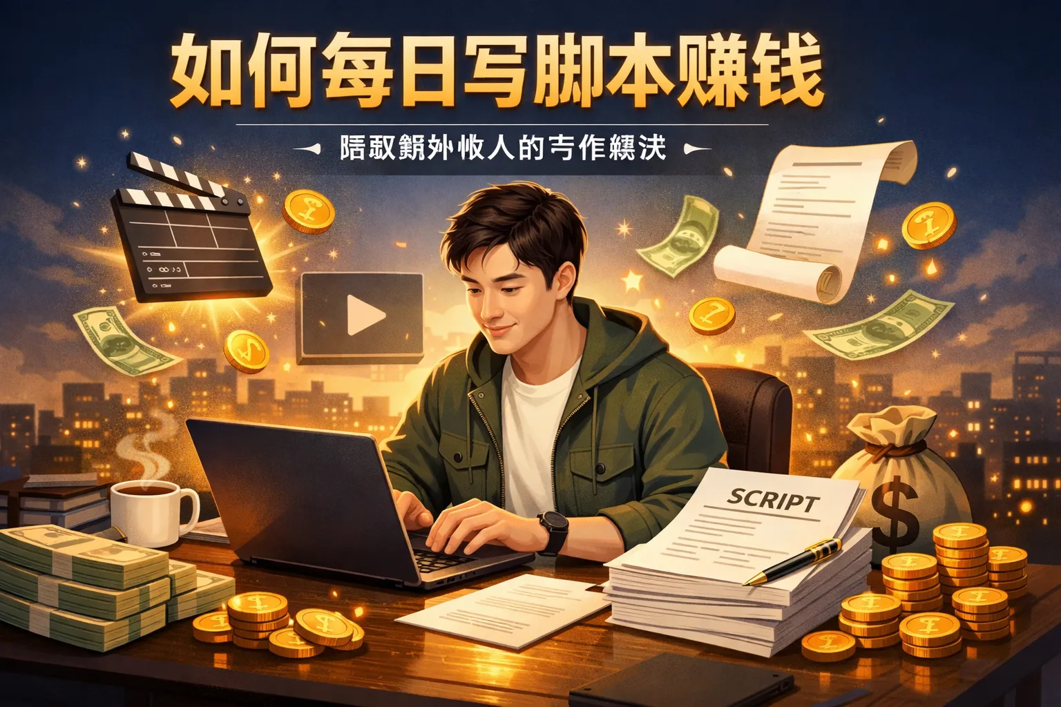 如何每日写脚本赚钱