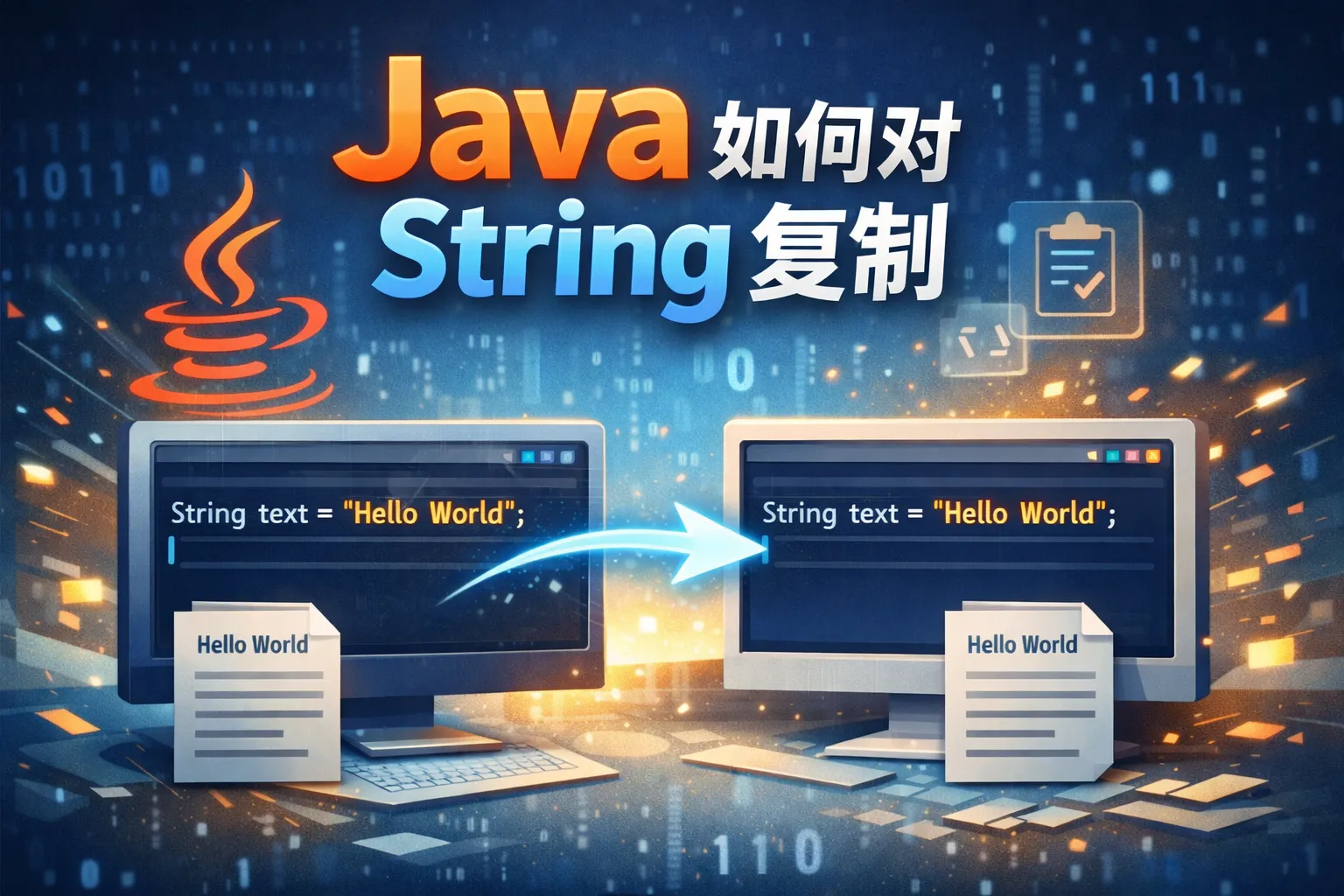 java如何对string复制