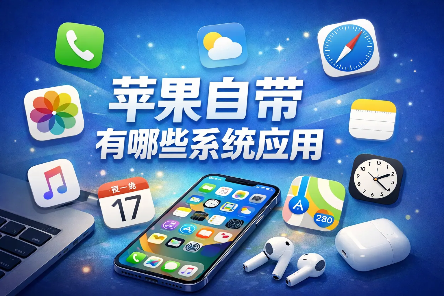 苹果自带有哪些系统应用