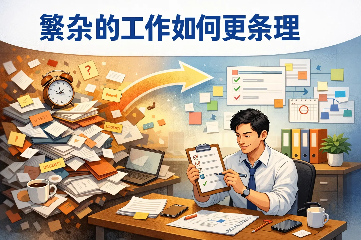 繁杂的工作如何更条理