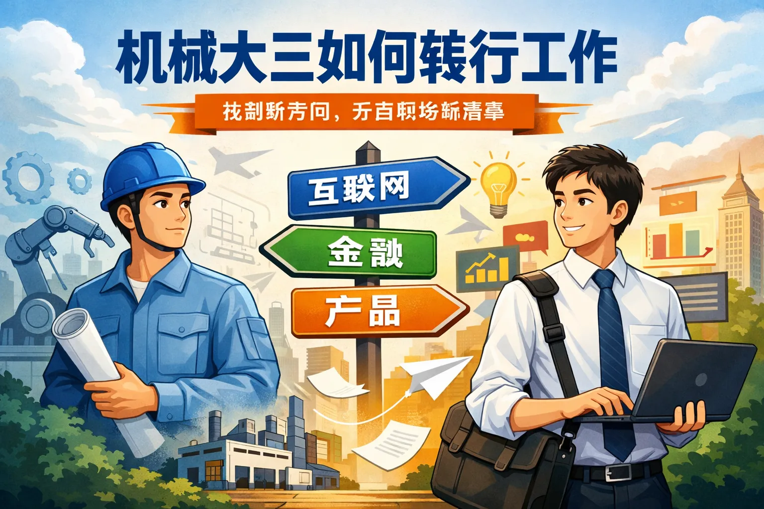 机械大三如何转行工作