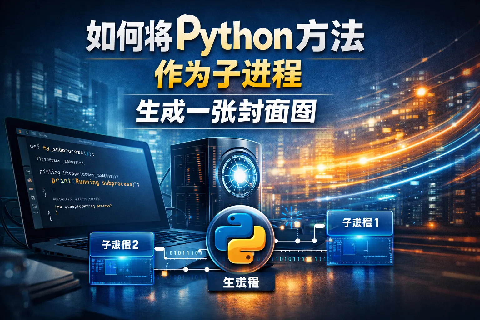 如何将Python方法作为子进程