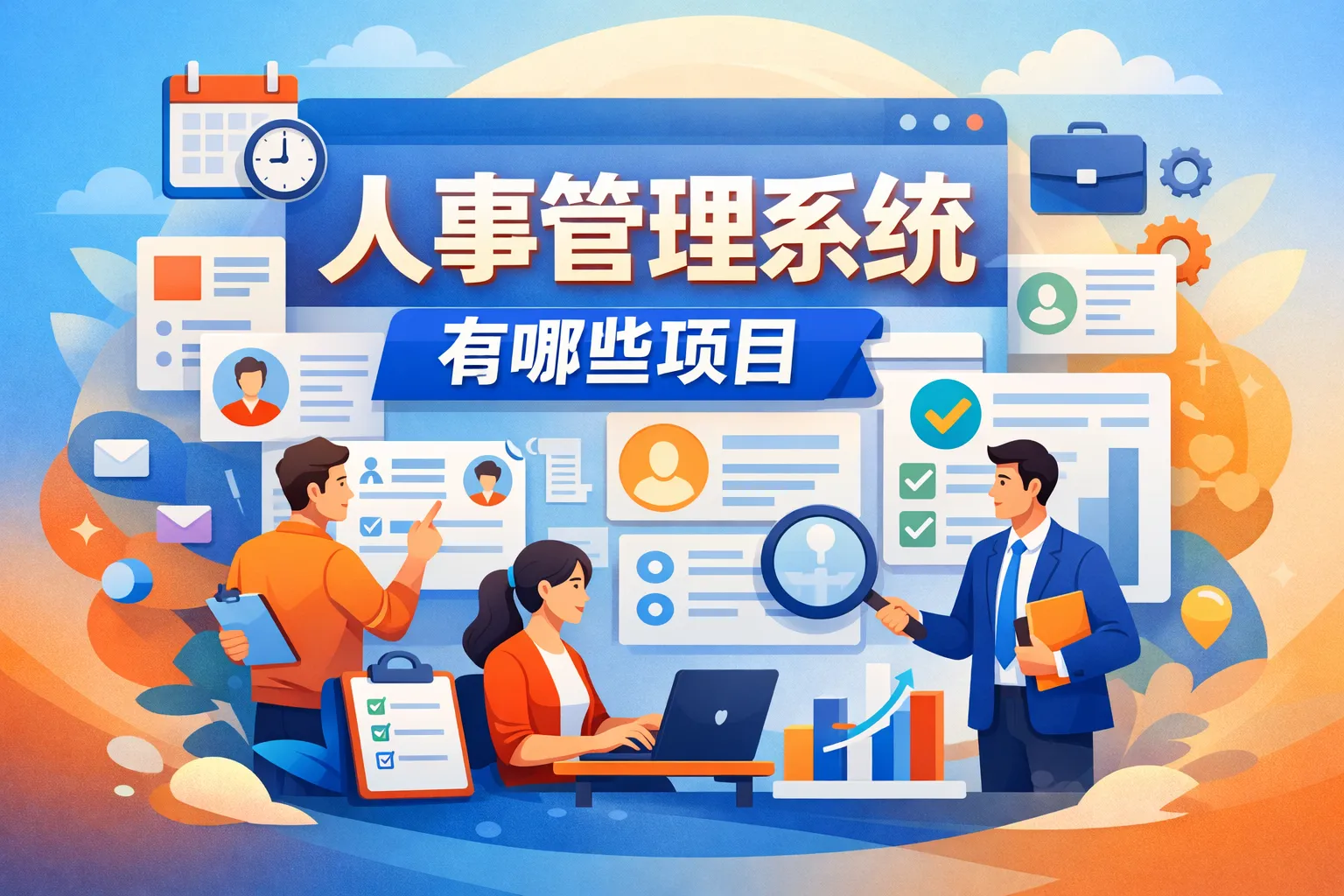 人事管理系统有哪些项目