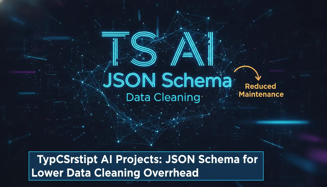 TypeScript AI 工程中 JSON Schema 如何降低数据清洗的维护成本