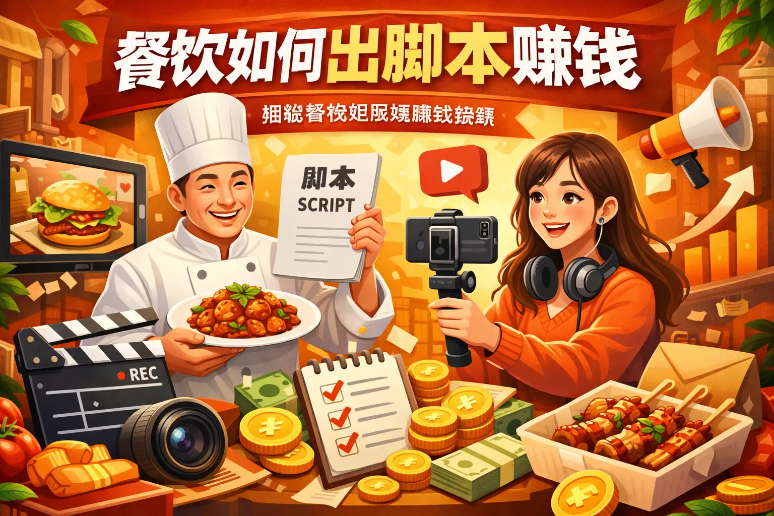 餐饮如何出脚本赚钱