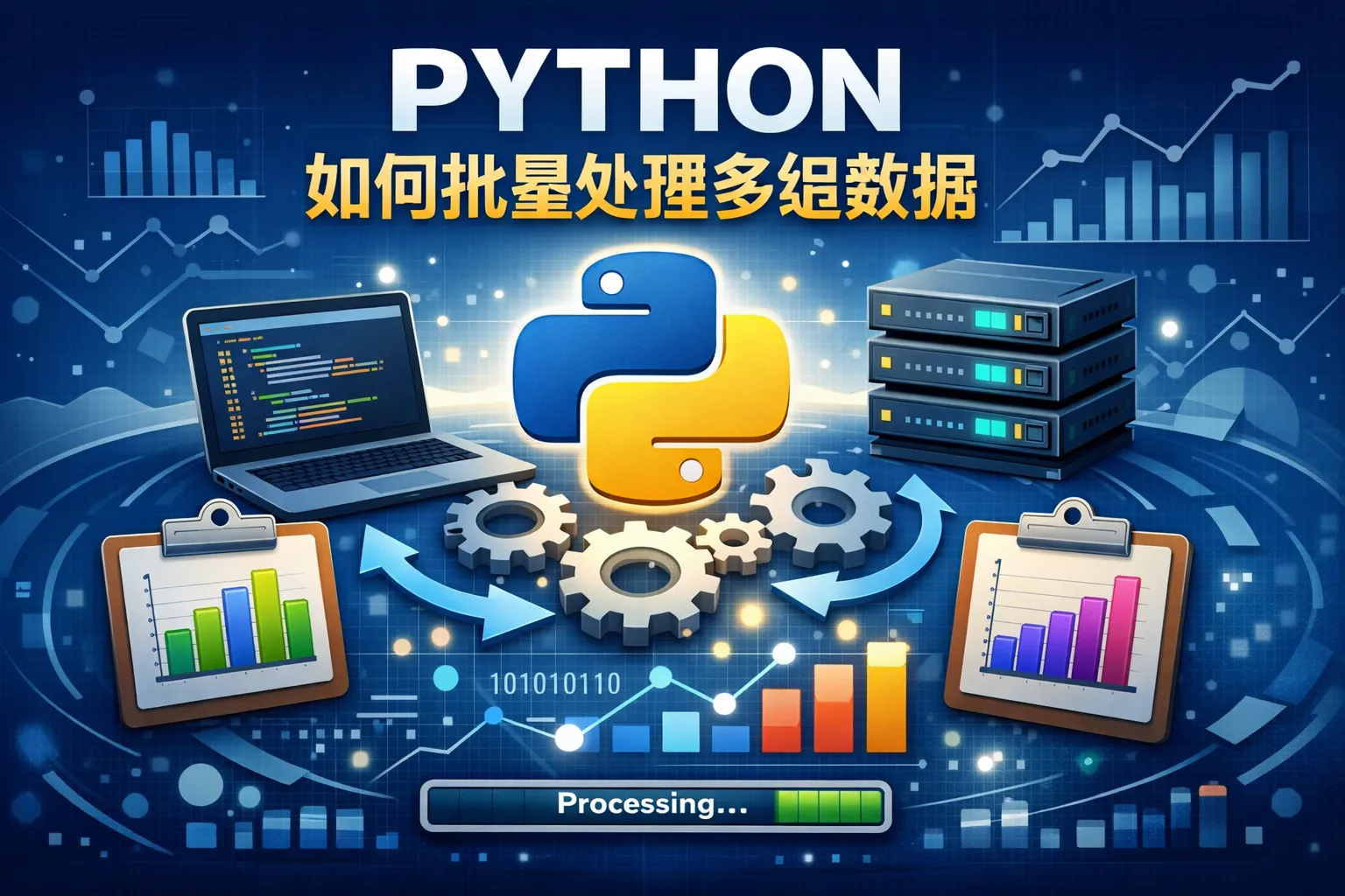 python如何批量处理多组数据