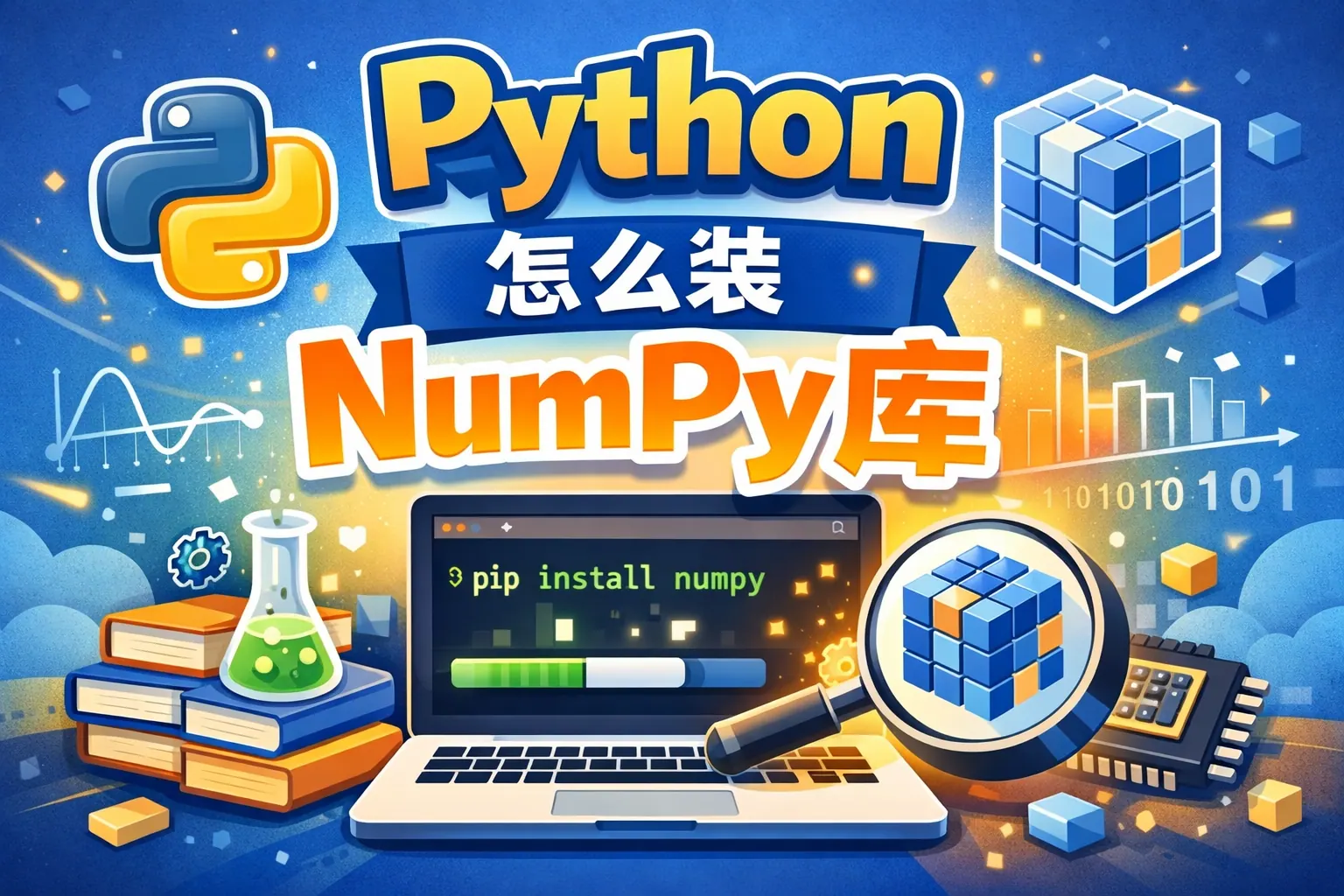 python怎么装numpy库