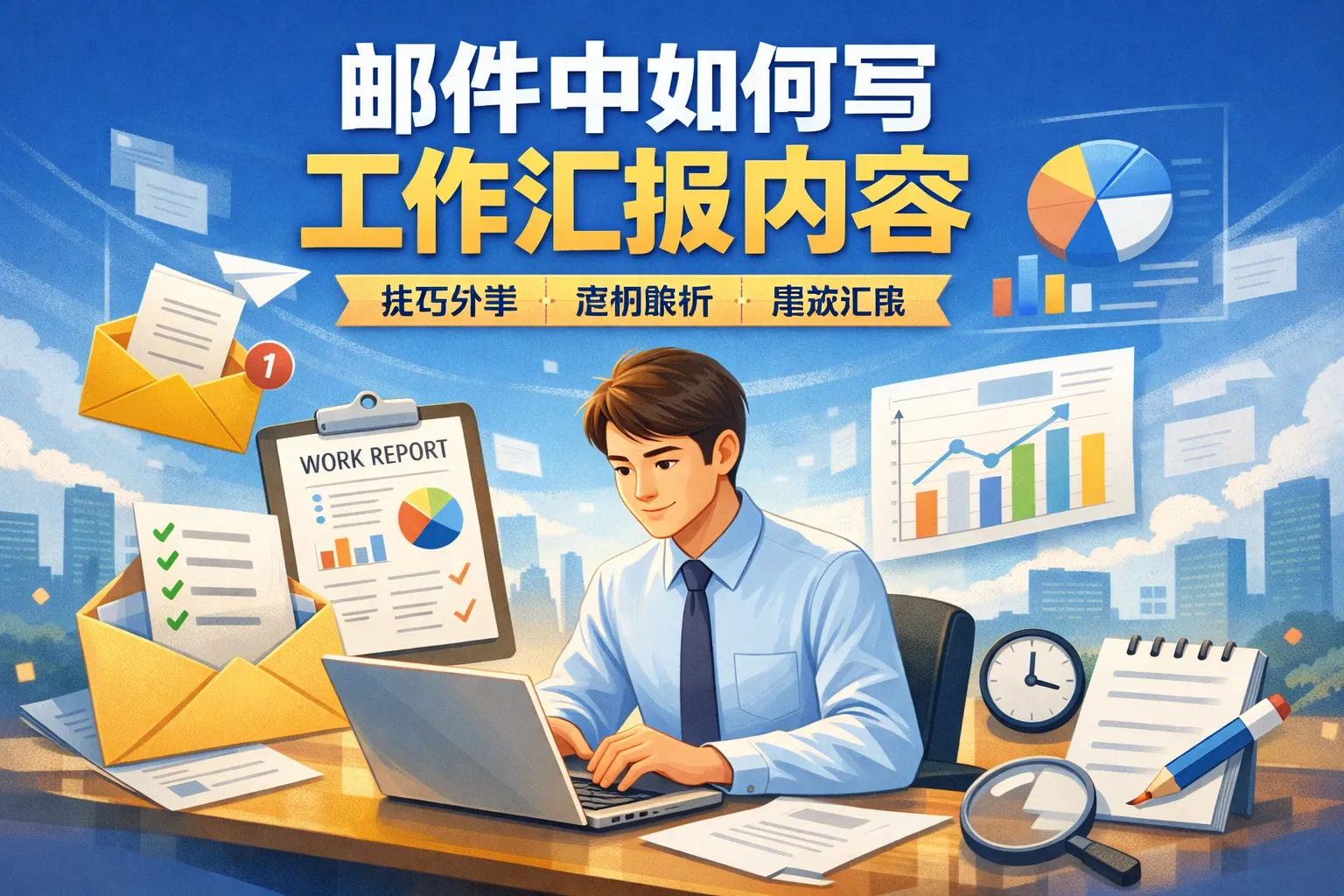 邮件中如何写工作汇报内容