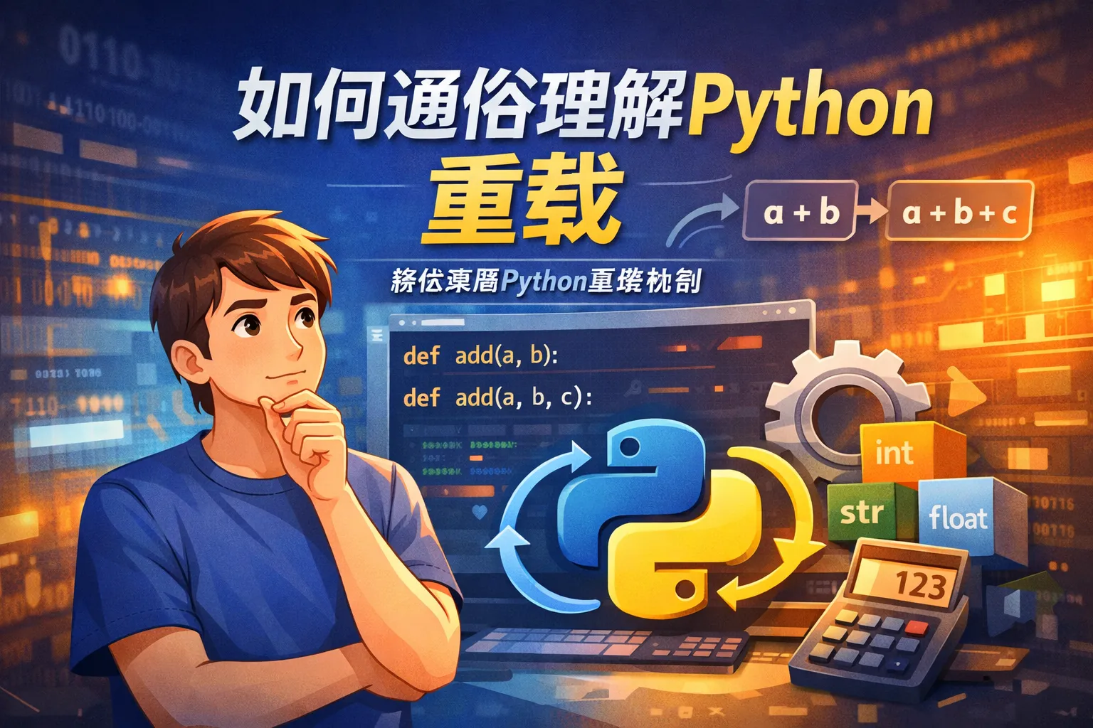 如何通俗理解python重载