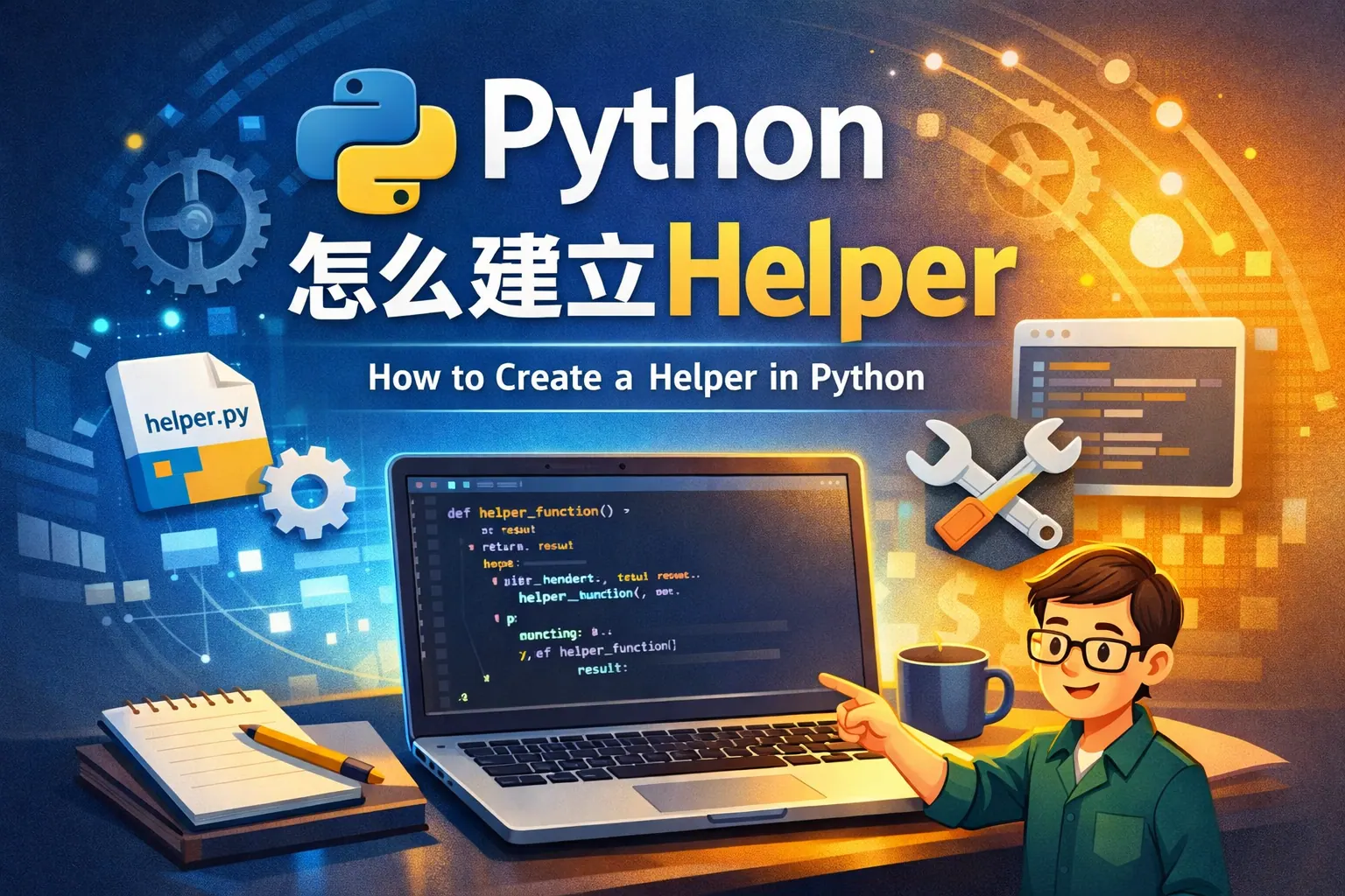 python怎么建立helper