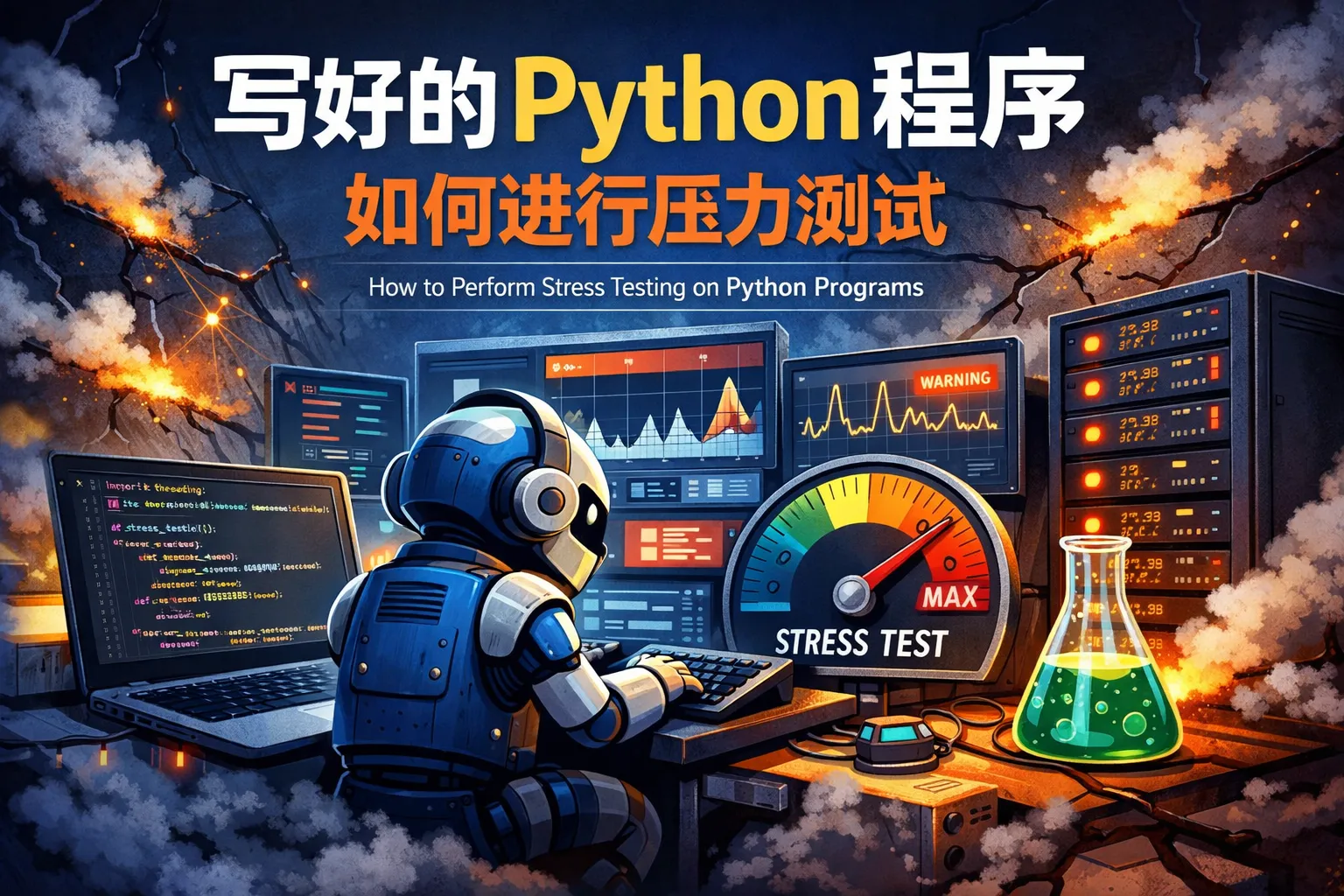 写好的python程序如何进行压力测试